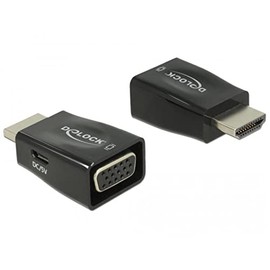 DeLOCK - Adapter HDMI-A male > VGA female screwless - adapter - digital/display/video, 65902