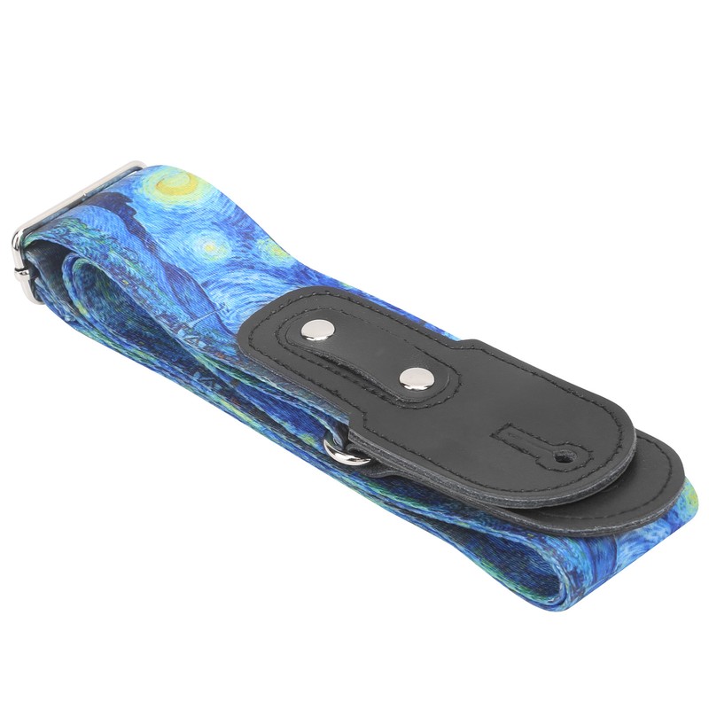 Nylon Guitar Strap Breathable Musical Instrument Accessories for Folk/Electric Guitar