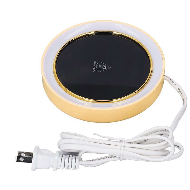 Electric Cup Warmer Constant Temperature 2 Modes LED Light Desk