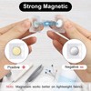 20 Pairs of Invisible Magnetic Buttons for Sewing, PVC Hidden