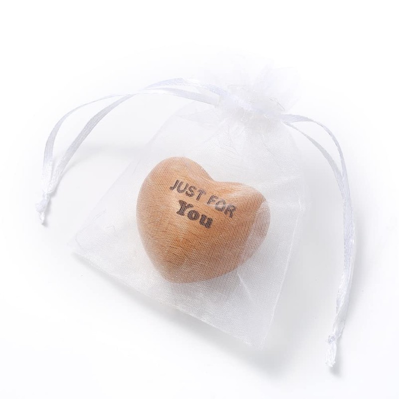Wooden Heart Ornaments, Just For You, Tiny Hug Token, Special