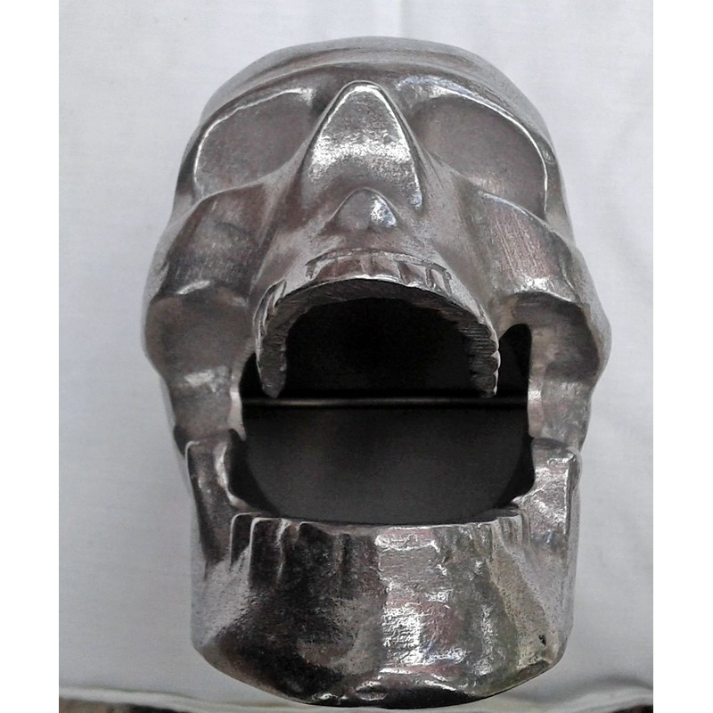 Unpolished Skull Exhaust Tip - 4", 3.5", 3", 2.5", 2.25"