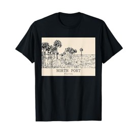 North Port Florida Vintage Retro Travel Souvenir T-Shirt