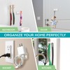 Hook LAB Self Adhesive Double Toothbrush Holder 2 Pack -