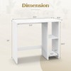 IFANNY Computer Desk, 31.5’’ Writing Desk with Storage Shelves, Kids
