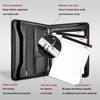 Leathario Portfolio Binder, Includes 10 Sheet Protectors and 3 Notepads,