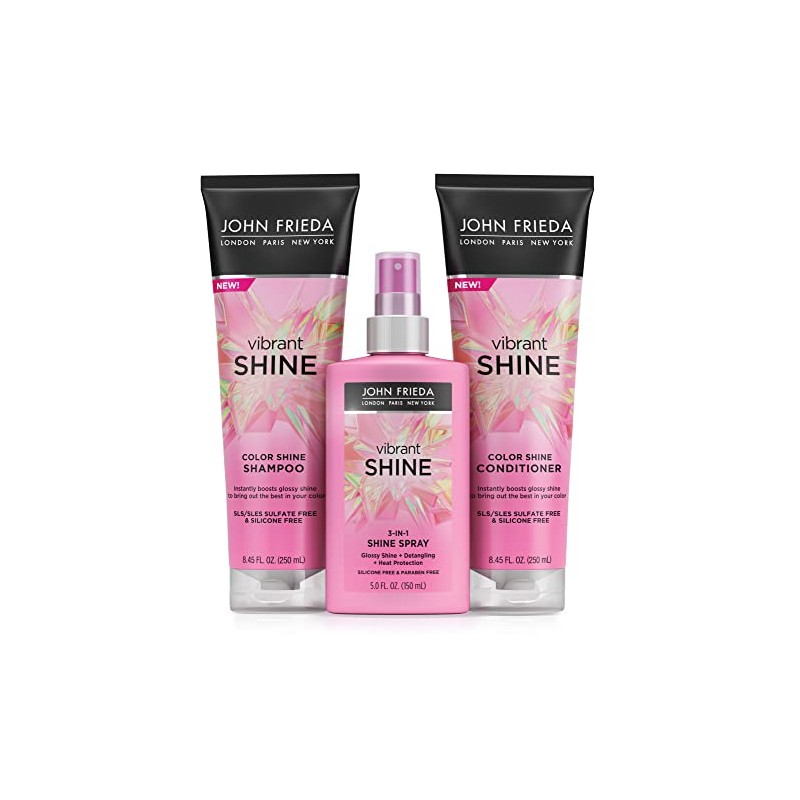 John Frieda Vibrant Shine Shampoo para añadir brillo al cabello|