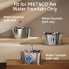 PEKTACO Cat Water Fountain Filters Replacement & Pre-Filter Sponges for