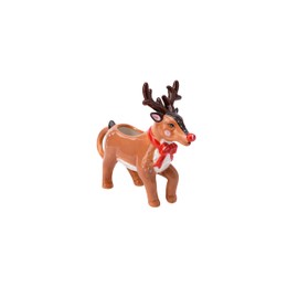 CGB Giftware | Christmas Rudolph The Reindeer Cream Milk Jug | Breakfast Afternoon Tea Creamer | Holds 20ml | Kitchen Accessory | Brown | Gift Boxed | Loft Range | GB05951