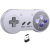2.4 GHz Wireless SNES Switch Online Controller, USB Receiver, Compatible