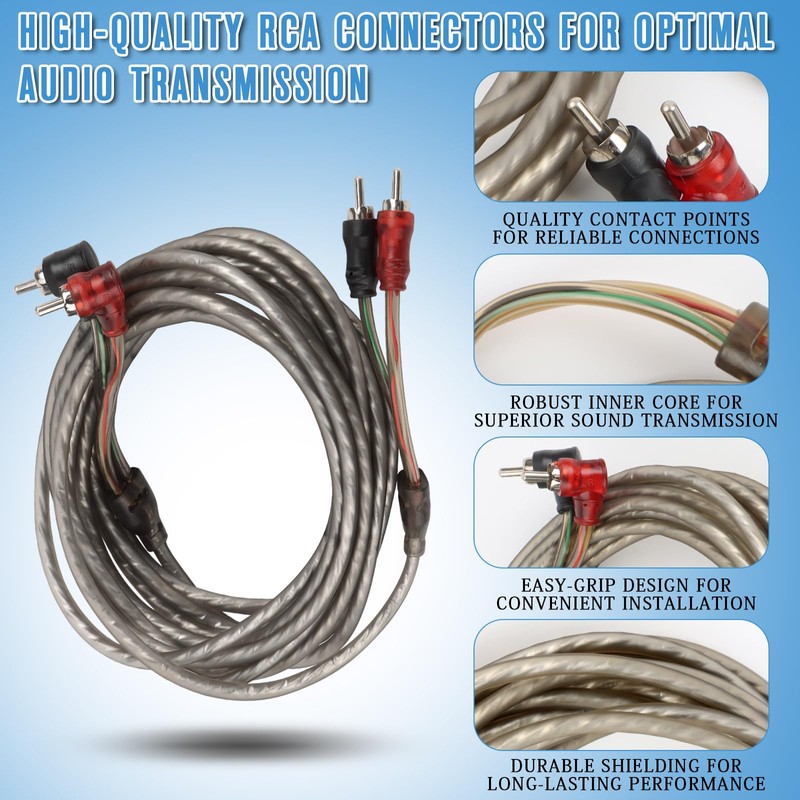 Amplifier Cable Set, Connection Set, Car Amplifier Cable Set, Subwoofer