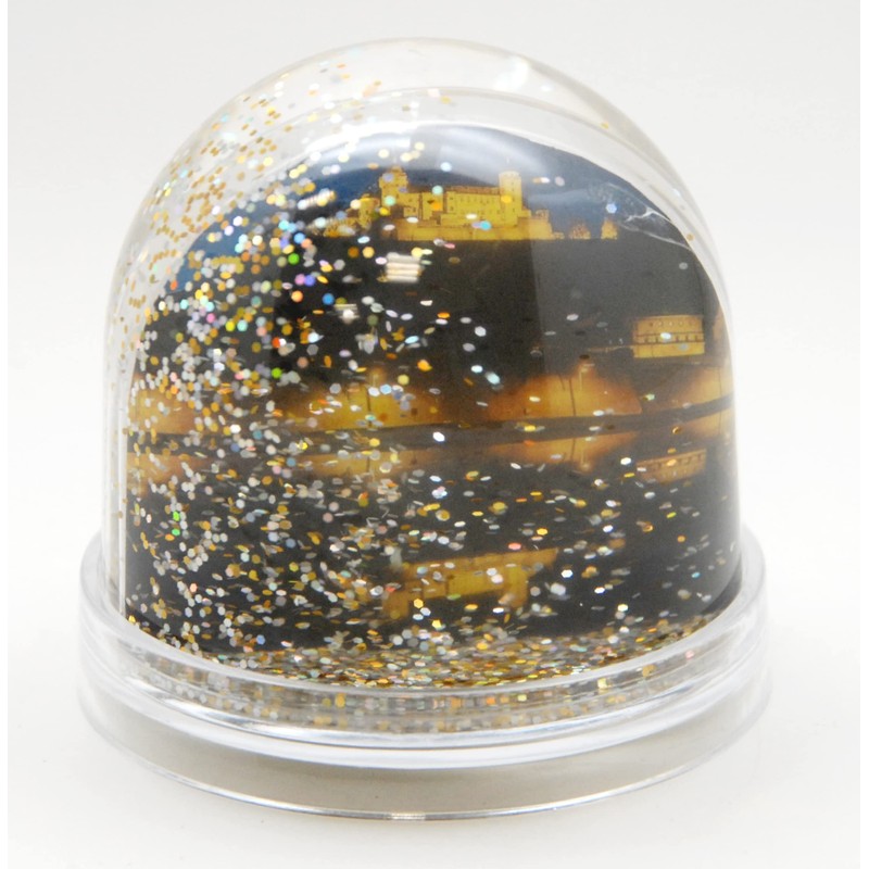 3 x Gold Glitter Snow Globe Glitter Globe Craft Set