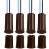 Gebildet 4 sets Brown Magnetic Switch Wiring NO/NC Recessed Door
