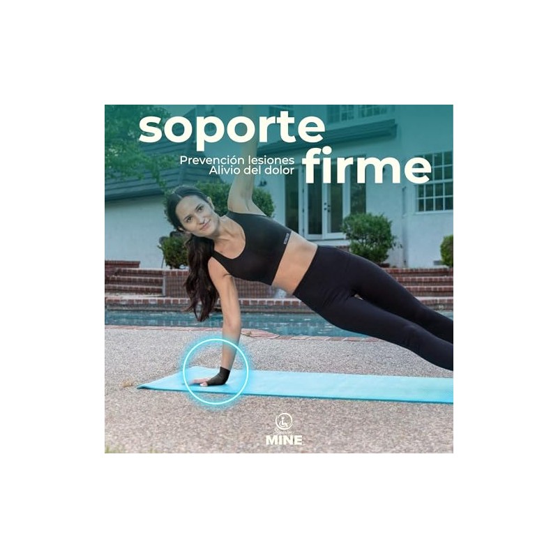 SEVEN MINE Muñequera Boomerang con Soporte en el Pulgar (Talla