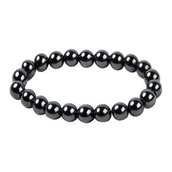 ASGEM Magnetic Bracelet, Terahertz Ore, Strong, Stylish, Sports, High Purity, 99.99% Natural Stone, Power Stone, Kinen Bracelet, Accessories, Necklace, Unisex, 0.3 inch (8 mm) Ball