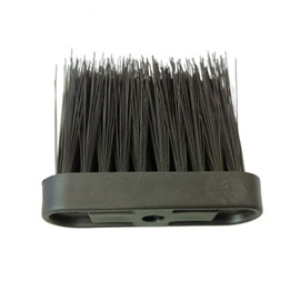 Fireplace Brush, Replacement Broom for Fireplace Tools, Fire Stove Fireplace Brush, Fireplace Brush, Fireplace Brush Head, Fireplace Cutlery Sets for Home and Fireplace Cleaning (1, Black)