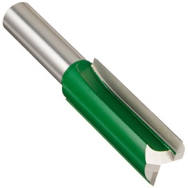 Trend CraftPro Straight Two Flute Router Cutter Bit, 1/2 Inch Shank, 19.1mm Cut Diameter & 50mm Cut Length, Tungsten Carbide Tipped, C030BX1/2TC