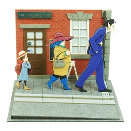 Sankei MP07-127 Studio Ghibli Mini Series Aya and Witch for New House Papercraft