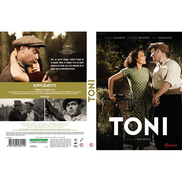 Toni (1935) [ NON-USA FORMAT, PAL, Reg.0 Import - France