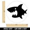 Cute Shark icon Self-Inking Rubber Stamp Ink Stamper for Stamping