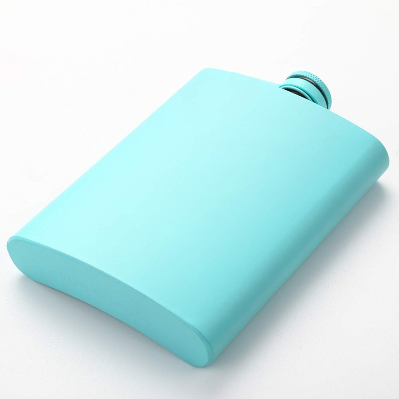 FYL Hip Flask for Liquor Matte Purple 8 Oz 18/8