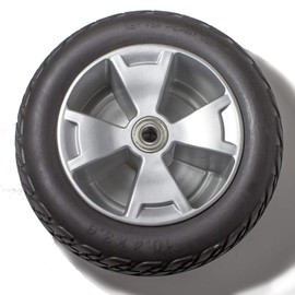 (1) CW840 10.4"x3.6" Front Wheel Black Pride Victory 10 3 Wheel Scooter (SC610)