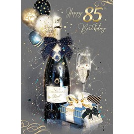 Cherry Orchard 85th Birthday Card from the Grayson Range complete with Gold Envelope and Gold Foil Detailing …