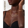 Adramata Necklace Chain Bracelet for Men and Women 4.5 mm
