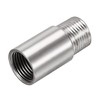 sourcing map Shower Head Extension Arm Stainless Steel 1/2PT Male