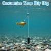 100PCS Fishing Wire Spinner, Stainless Steel Lure Making Supplies, Fish