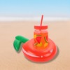 6 Pack Inflatable Cherry Drink Holder, LIYDE Drink Floaties Floating
