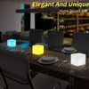 Cordless LED Cube Night Light USB Charging Cube Night Light