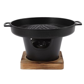 BBQ Charcoal Grill Portable Mini Korean Barbecue Grill Stick Non-Stick Smokeless Table Grill Camping Grill Stove Alcohol or Charcoal Grill