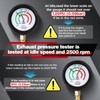Exhaust Back Pressure Tester Kit with 6FT Stainless Steel Hose