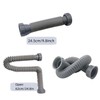 Sink Drain Pipe 1-1/2 inch Expandable Flexible Sink Drain Pipe