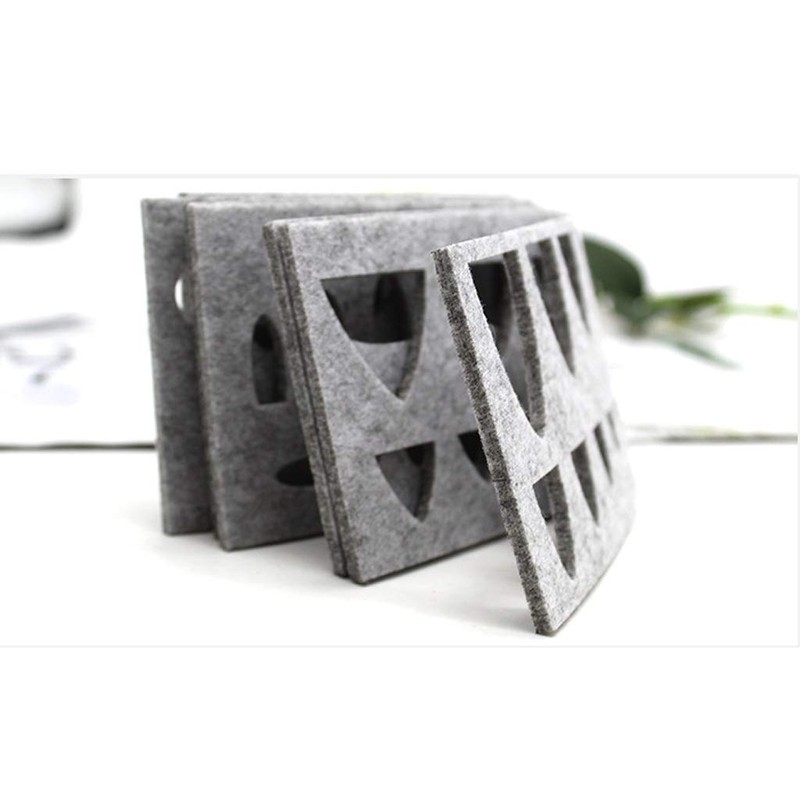 Buwei 8pcs Wool Felt Mold Needle Felting DIY Craft Stencil