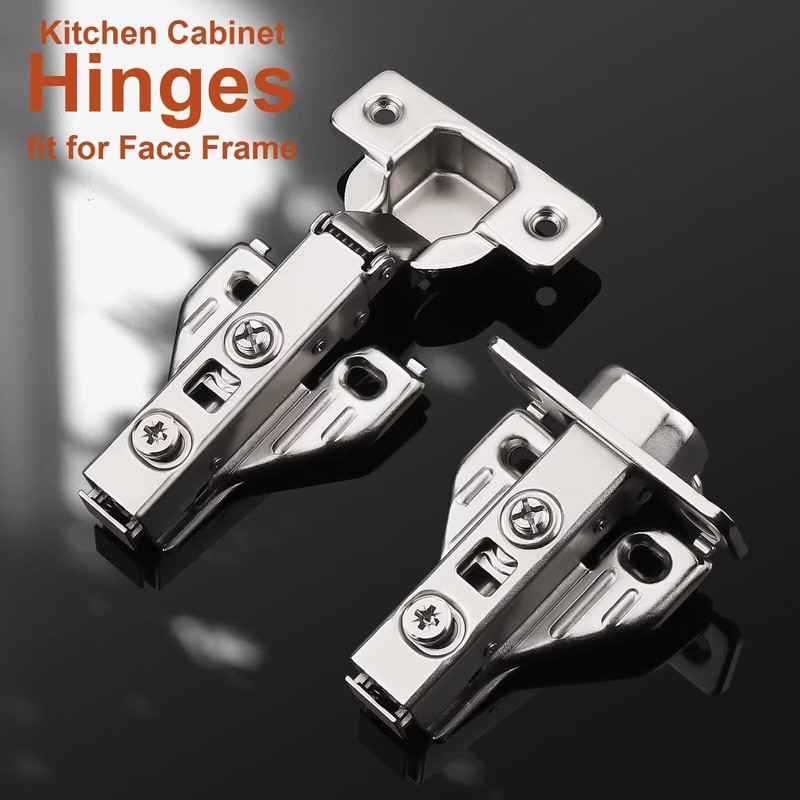 2 Pairs （4 Pack） Soft Close Kitchen Cabinet Door Hinges
