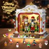 HOGOKIDS Advent Calendar 2025 Nutcracker Theater Building Set with Light,