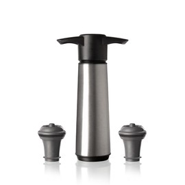 vacu vin V-20 Stainless Steel (with 2 stoppers) Silver