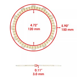 Caltric Clutch Friction Plates / Gasket Kit for Suzuki LT-F400F King Quad 400 2003-2021