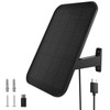 virtavo Solar Panel for Outdoor Camera, Waterproof Solar Charger, Continuous