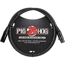 Pig Hog PHM3 High Performance 8mm XLR Microphone Cable, 3 Feet