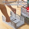 Ksvaye Pack of 4 Small Folding Boxes, Foldable Sturdy Plastic