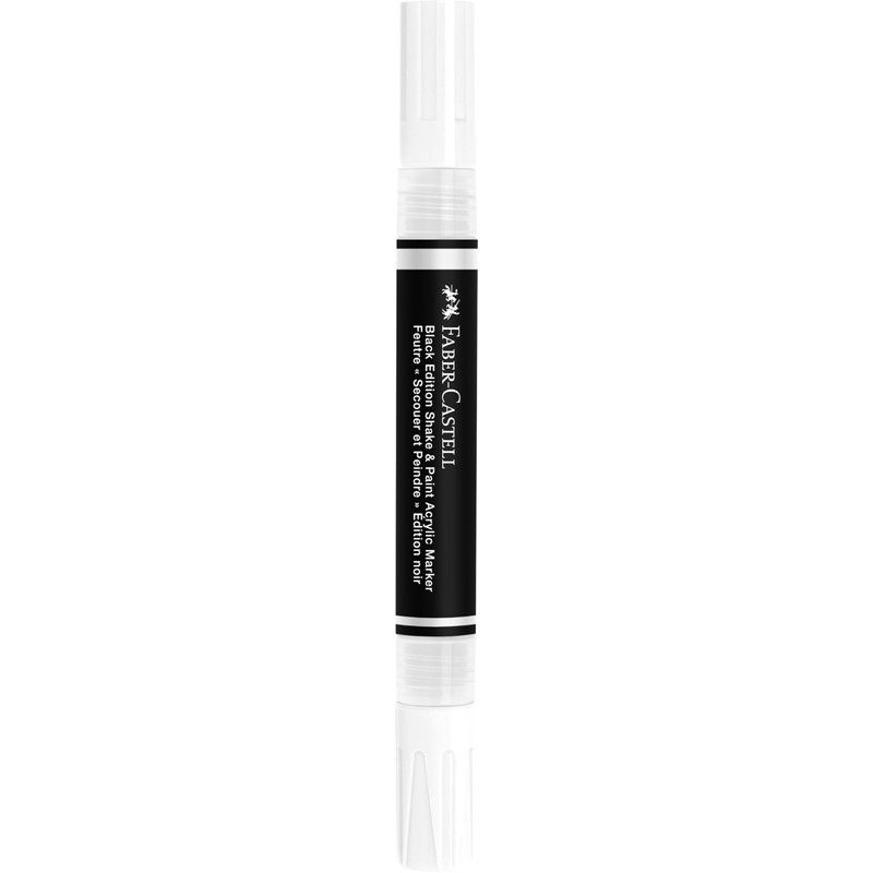 Faber-Castell 285511 Black Edition Shake & Paint Pennarello Acrilico, Pennarello