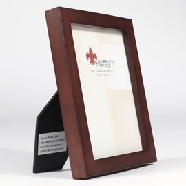 Lawrence Frames 755945 Espresso Wood Picture Frame, 4 by 5-Inch