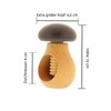 Hofmeister "Mushroom" Wooden Nut Cracker with Screw Mechanism