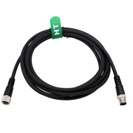HangTon M12 - Cable blindado de señal de sensor macho hembra de 5 pines para controles industriales, dispositivos de automatización, red DeviceNet CANopen IO Link Profibus 5M