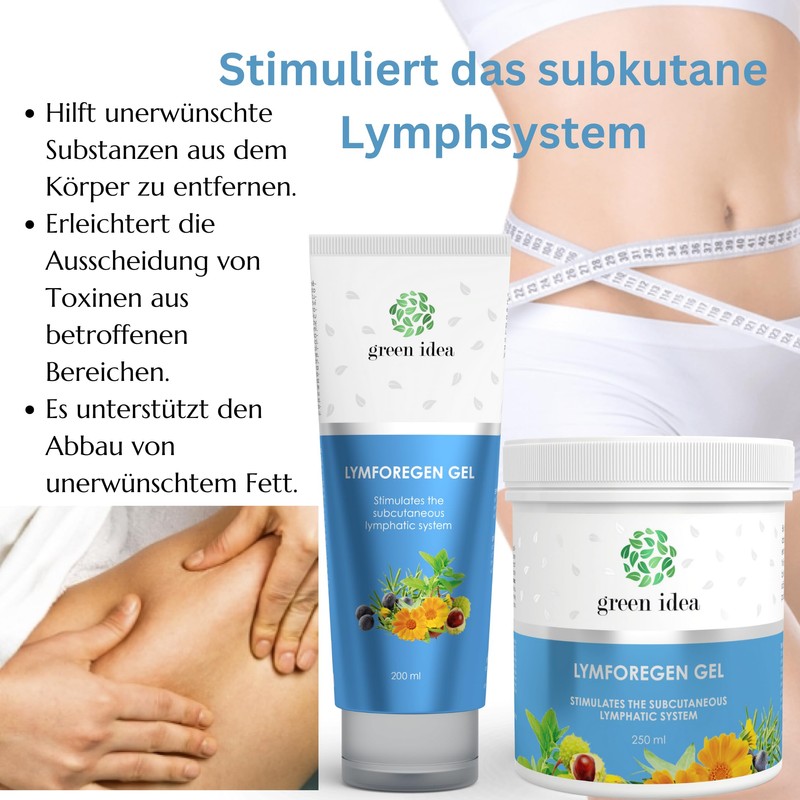 green idea - Lymforegen gel - Stimulates the lymphatic system