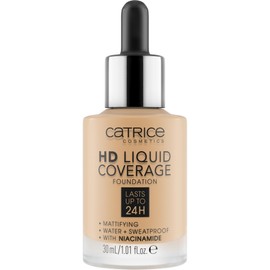 Catrice | HD Liquid Coverage Foundation | Flawless, High Coverage | Vegan & Cruelty Free (036 | Hazelnut Beige)