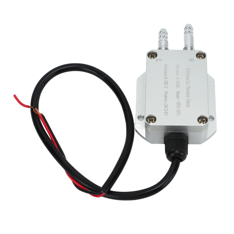 Wind Pressure Transmitter 4‑20mA Differential Pressure Sensor ‑1Kpa to +1Kpa